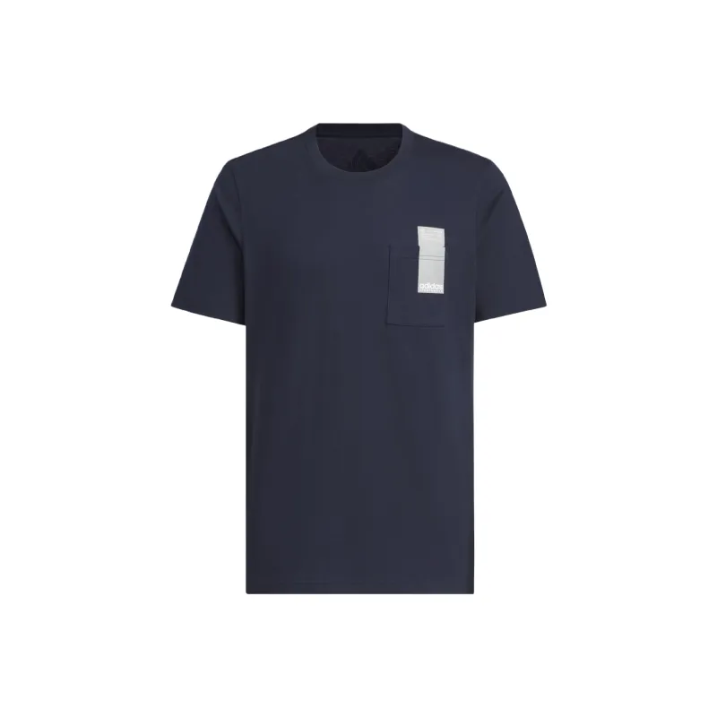 Adidas SMALL LINEAR LOGO POCKET T SHIRT-0