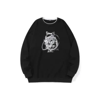 XXGOGO Crew Neck Loose Fit Sweatshirt Unisex