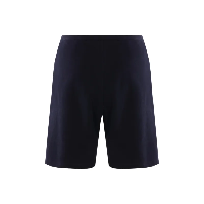 MIU MIU Logo Embroidered Shorts-1