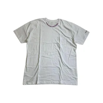 Chrome Hearts Letter Print Crew Neck Short Sleeved T Shirt T Shirt Men's White