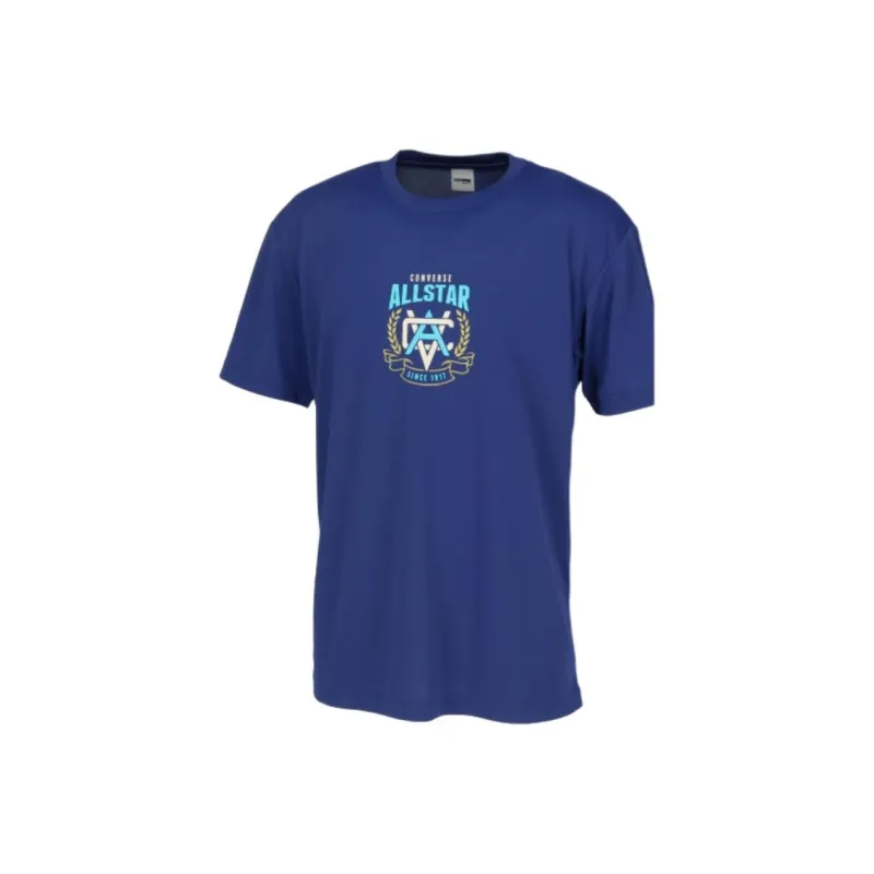 Converse All Star SS25 T Shirt Unisex Blue-0