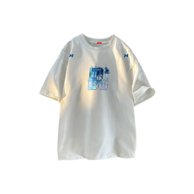 MIIOW Trend Party Series T-Shirt Unisex Apricot-4