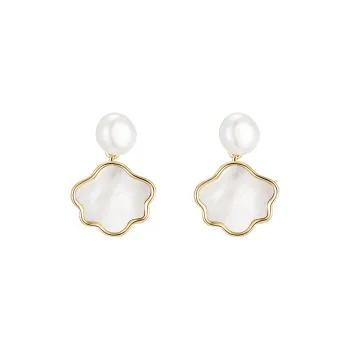 DAISY BEAUTY Silver Stud Earrings Women's