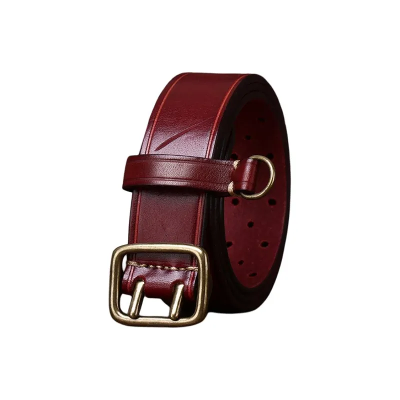 JEANSWEST Cow Leather Belts Men's 3.8CM-3