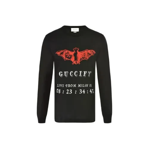 GUCCI SS23 Sweatshirt Men's Black
