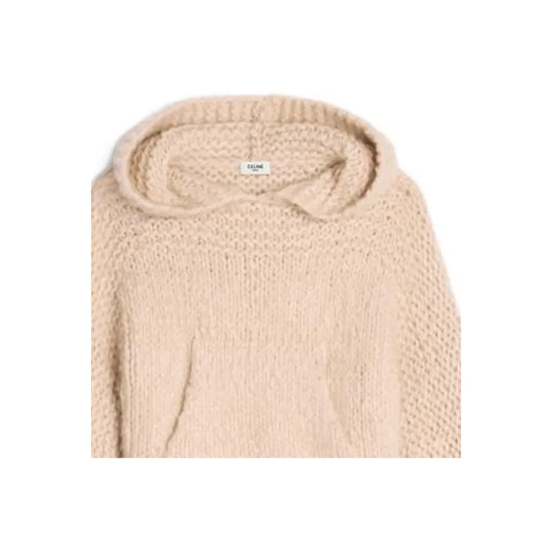 CELINE Cashmere Sweaters Women's Khaki-2