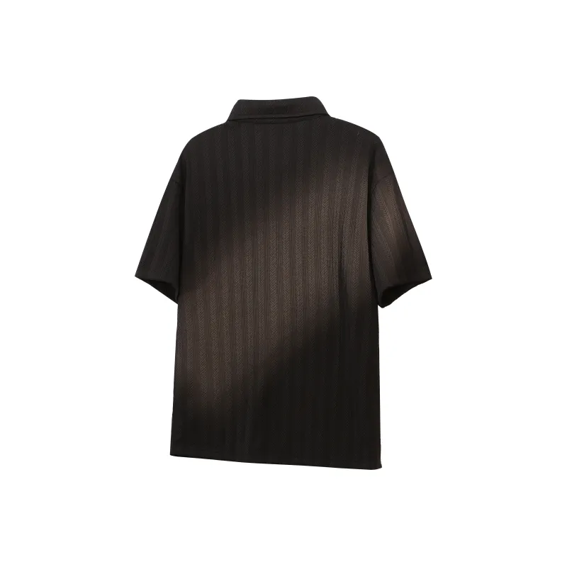OGEK Polo Shirt Unisex Black Comes With Brooch-1