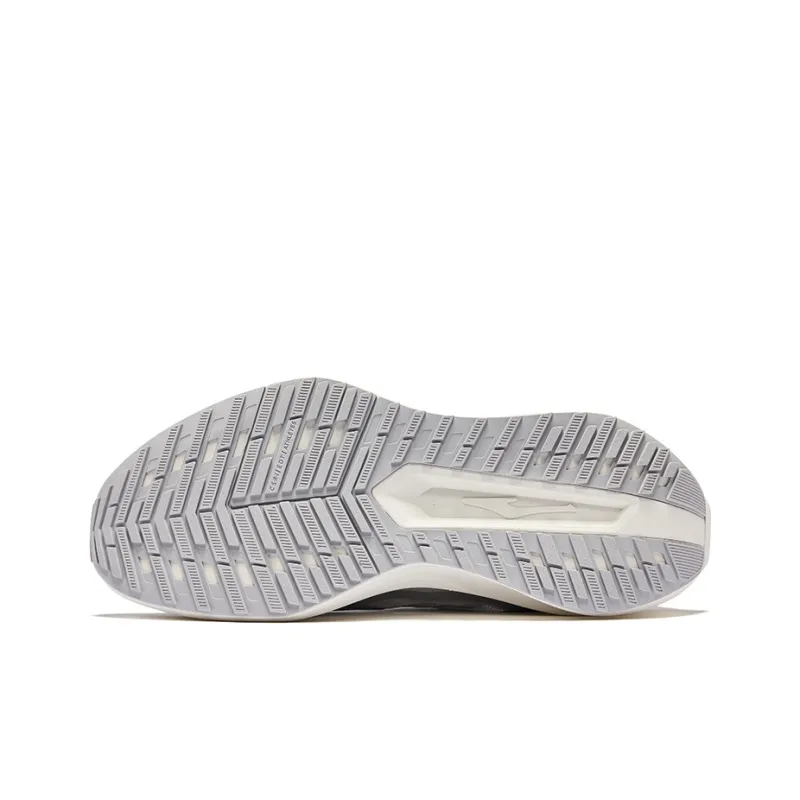 Erke Cushioning Rebound Low Top City Commute Running Shoes Men's Mist Gray Bright Silver-4