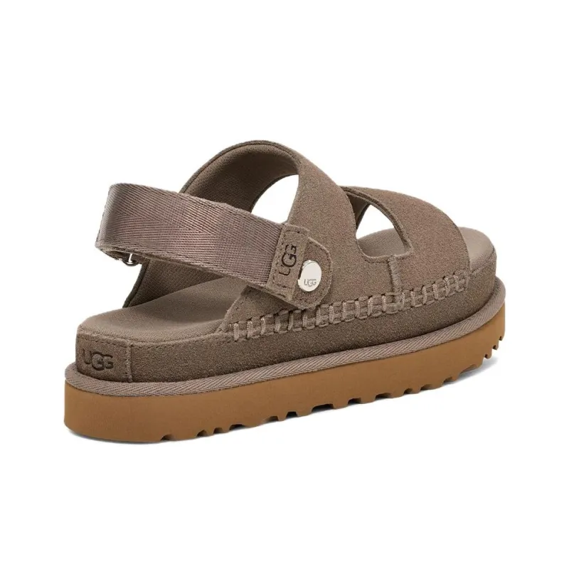 UGG One Strap Sandals Women's Brown Gray-3