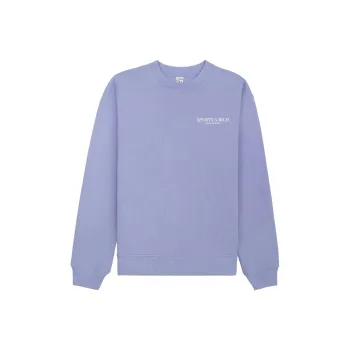 SPORTY & RICH Cuffed Crew Neck Sweatshirt