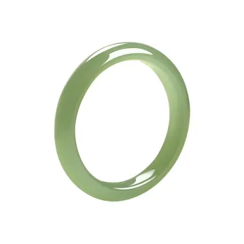 CHOW TAI SENG Bangles Pale Greenish White Jade Women's