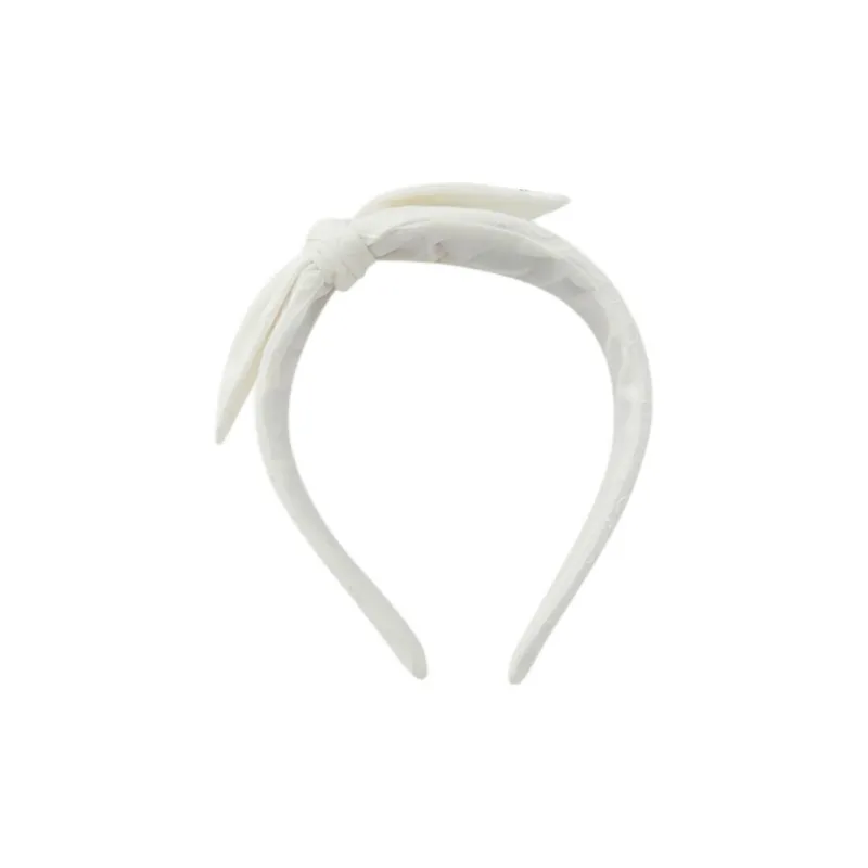 MOSCHINO Metal Headbands Women's White-1