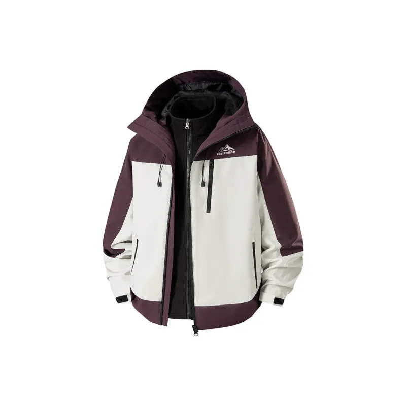 ROBINHOOD Water Resistant Windproof Breathable Wear Resistant Warm Water Repellent Windbreaker Jacket Unisex-12