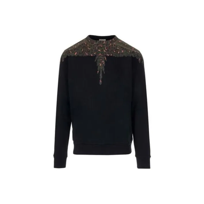 Marcelo Burlon Animalier Wings Organic Cotton Sweatshirt-0