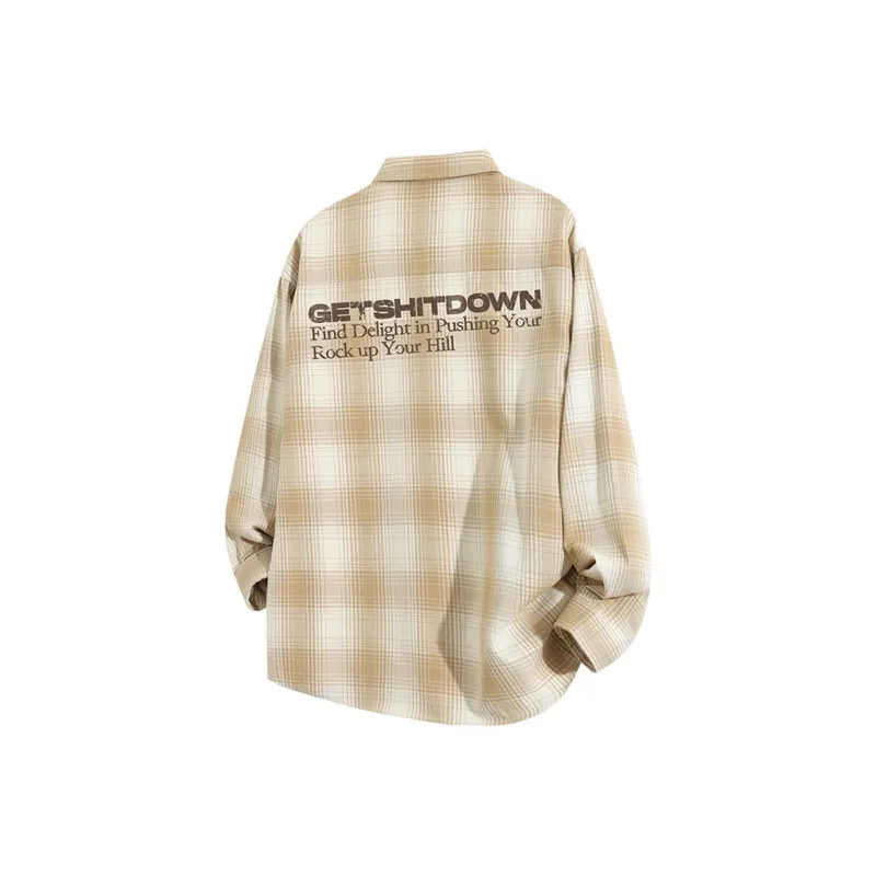 FAX FOR FMACM Shirt Unisex Gray Blue Plaid-4
