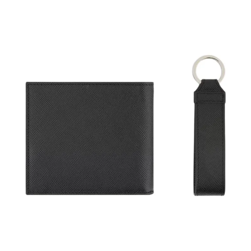 ARMANI EXCHANGEAE Cow Leather Wallet Men's Black-2