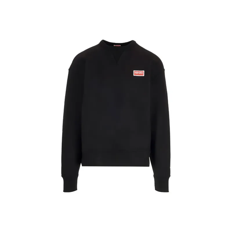 KENZO Logo Patch Crewneck Sweatshirt-0