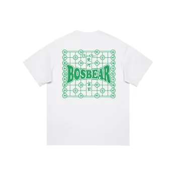 BOS BEAR T Shirt Unisex Black White Gray