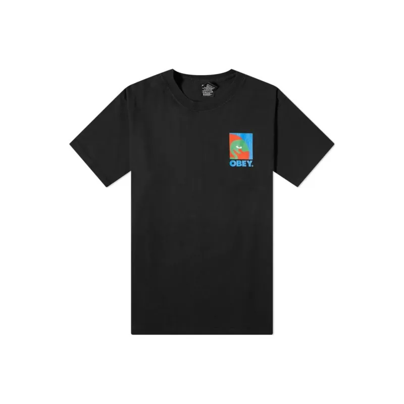 YOBEYI T Shirts Men Black-0