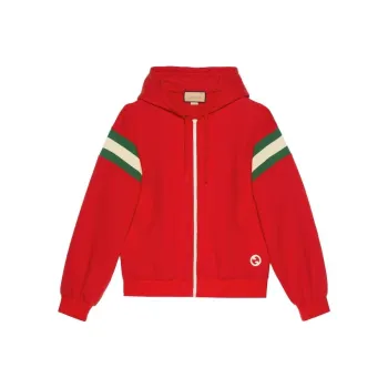 GUCCI Jersey Zipped Hoodie
