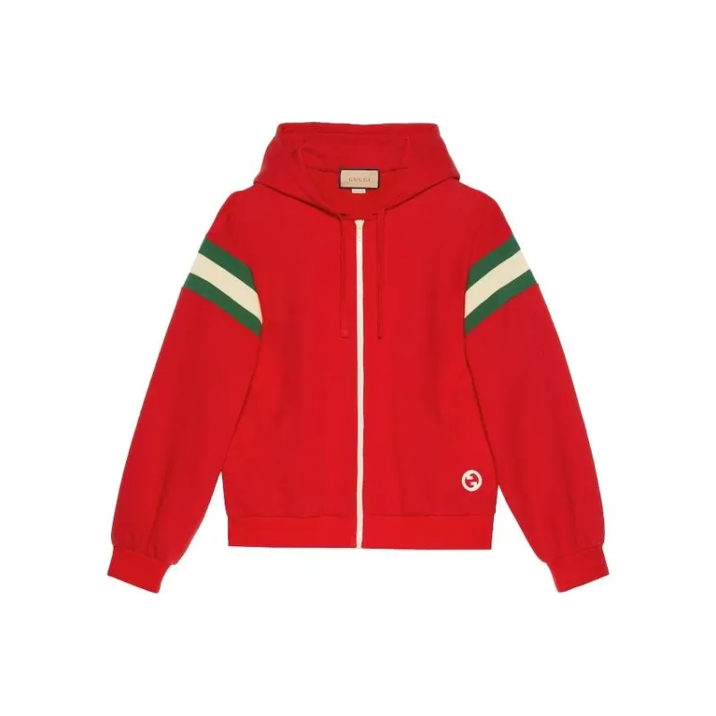GUCCI Jersey Zipped Hoodie-0