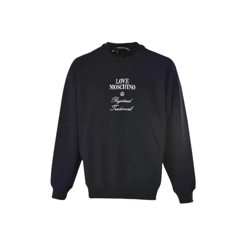 LOVE MOSCHINO Sweatshirts Men Dark Blue