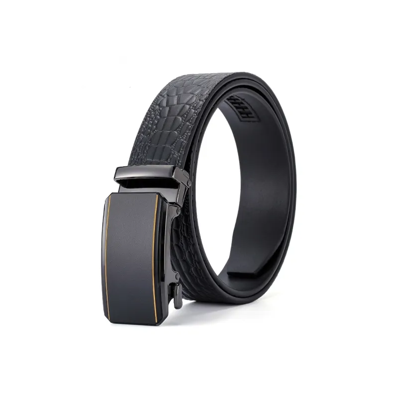 ROSEROOEN Top Grain Cow Leather Belts Men's 3.5cm-0