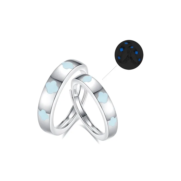 GLOIRE S925 Silver Rings Unisex-1