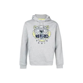 KENZO Tiger Embroidered Drawstring Hoodie