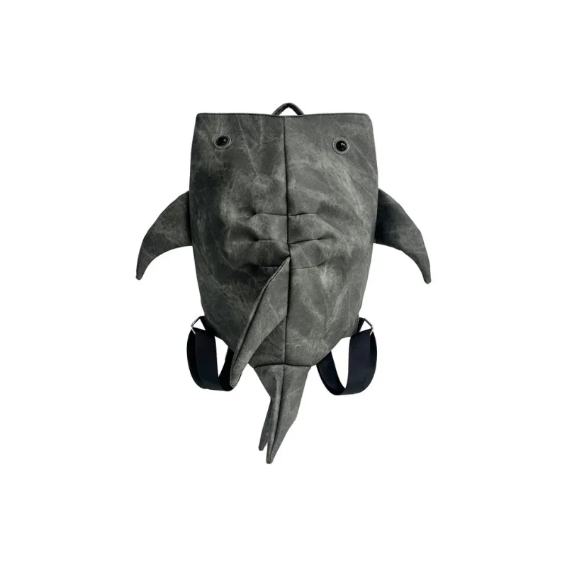 Deli Bear Oxford Backpack Unisex Coffee \ Blue \ Light Gray \ Dark Gray-11