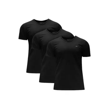 DIESEL T Shirt Men's 3 Pack Black