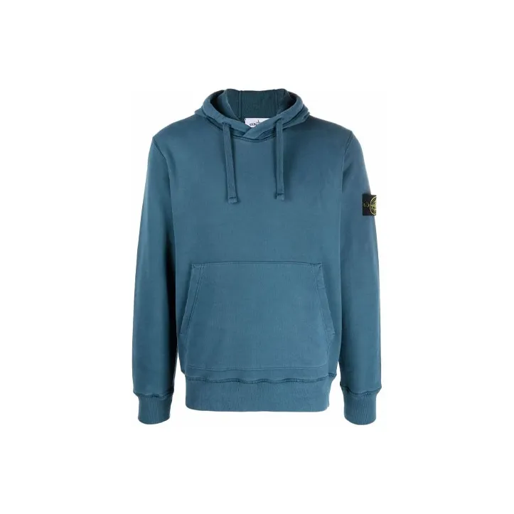 STONE ISLAND Sweatshirts Men Lake Blue Color-0
