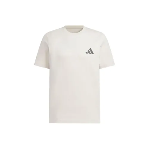 Adidas GRAPHIC SHORT SLEEVE T SHIRT T Shirt Unisex Bauxite Brown Color