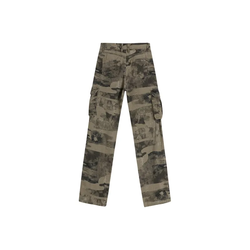 PZGE Jeans Women's Army Green-1