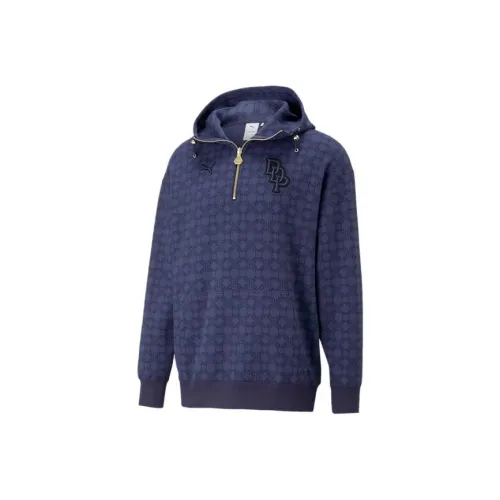 PUMA X DAPPER DAN Co branded Series Sweatshirts Men Blue