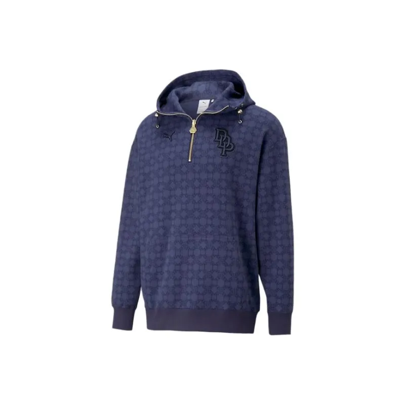 PUMA X DAPPER DAN Co branded Series Sweatshirts Men Blue-0