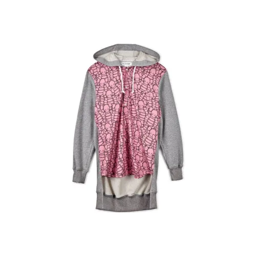Kaws X CDG Sweatshirts Unisex Pink