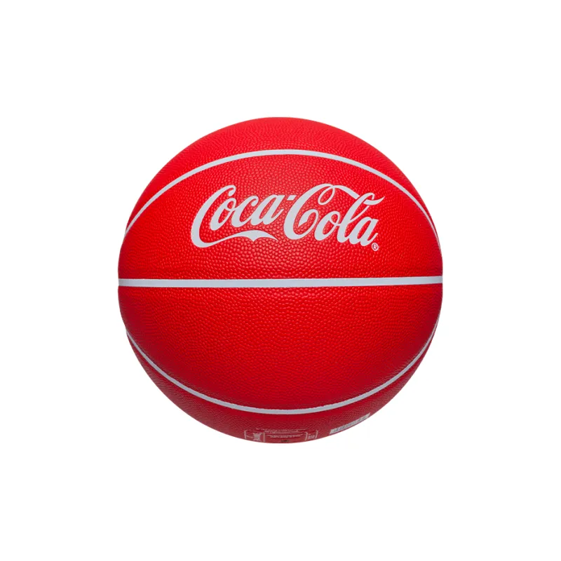 SPALDING x Coca Cola Co branded Collection PU Basketball Classic Red Size 7 Street Training Competition Unisex-3
