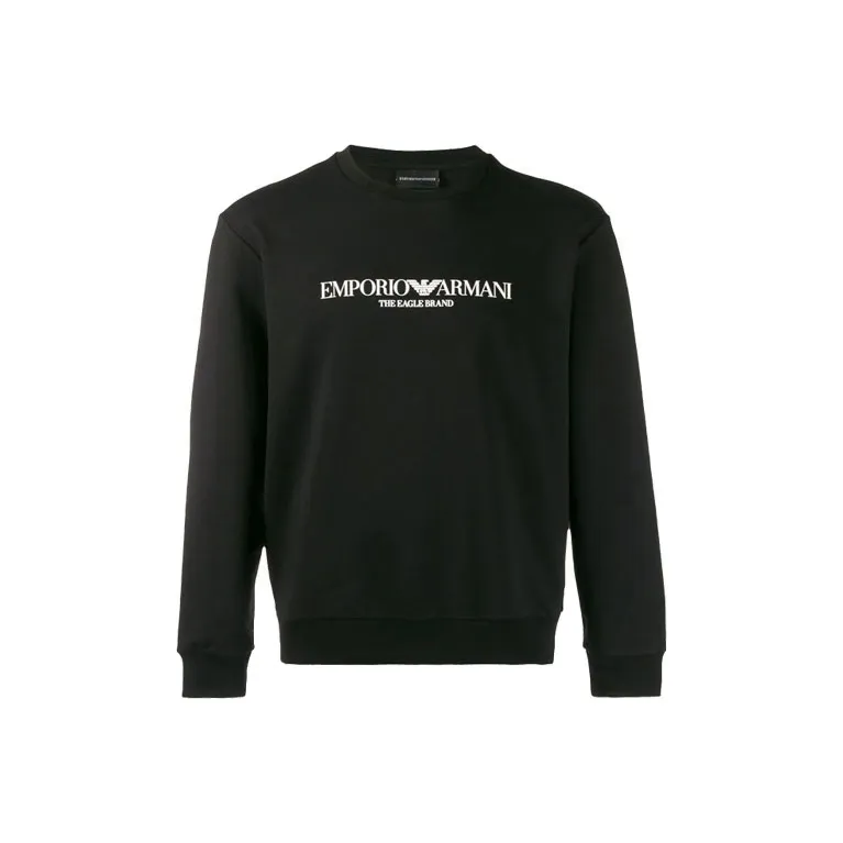 EMPORIO ARMANI Sweatshirt Men's Black-0