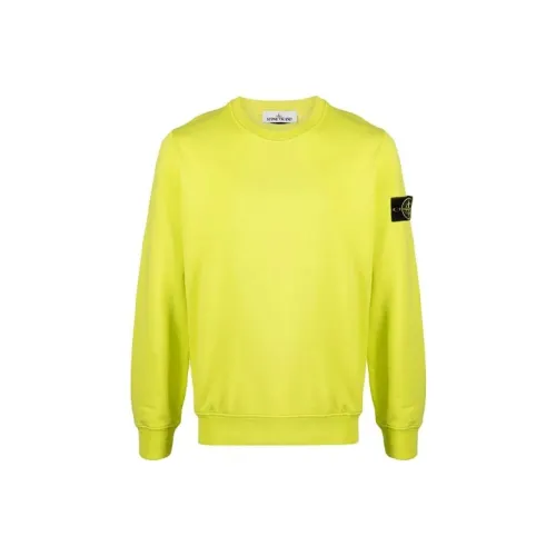 STONE ISLAND Sweatshirts Men Yellow