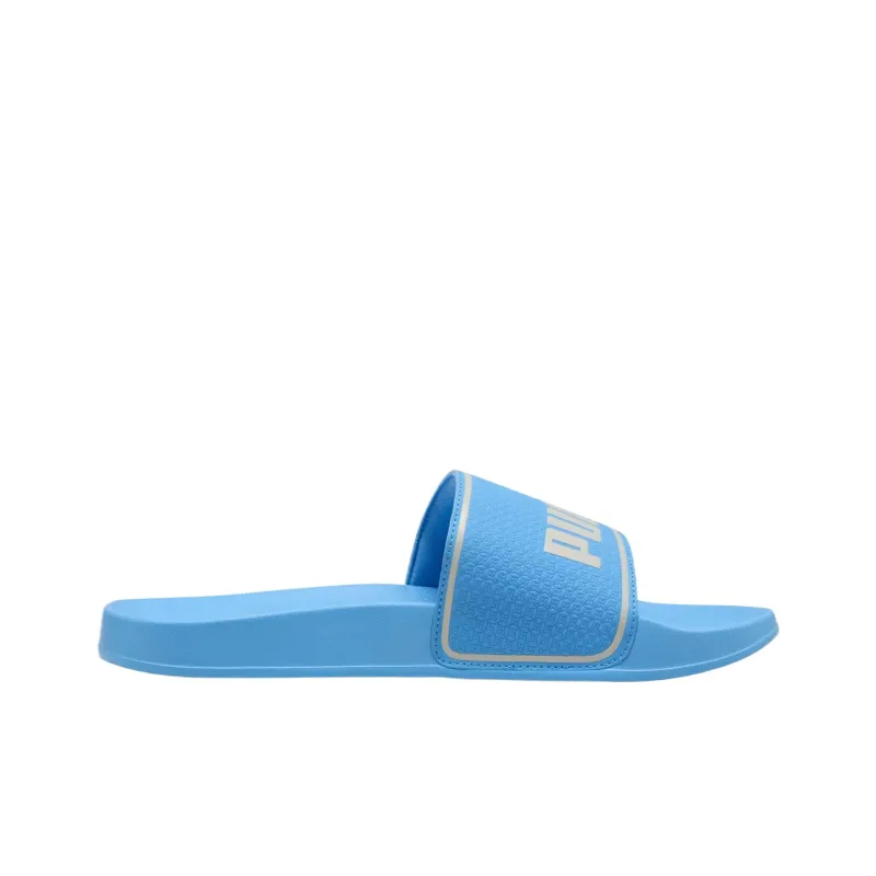 PUMA Leadcat 2.0 Slip Resistant Odor Resistant Slide Slippers Men's Team Light Blue High Mountain Snow-3