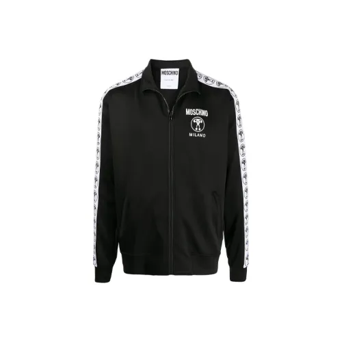 MOSCHINO Question Mark Logo Printed Jacket