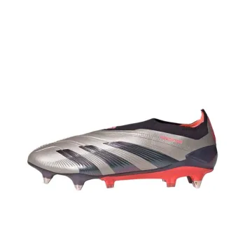 Adidas PREDATOR ELITE Anti Slip Wear Resistant Soccer Shoes Men's Gray Gold Black