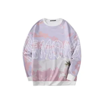 FireMonkey Sweatshirts Unisex Pink Purple