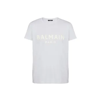 BALMAIN T-Shirts Men Blue