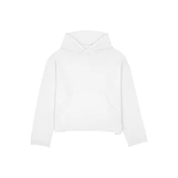 MM6 Maison Margiela Logo Detailed Textured Hoodie