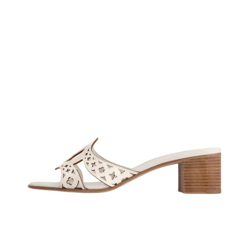 LOUIS VUITTON Isola Slide Slippers 4.5cm Women's Beige-0