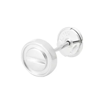 CARTIER 18K White Gold Stud Earrings Unisex