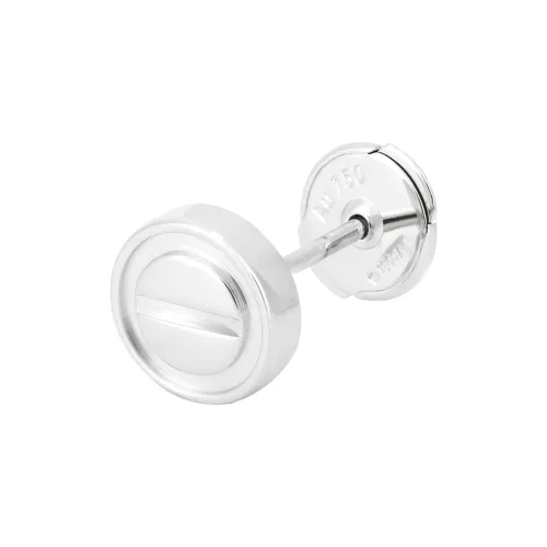 CARTIER 18K White Gold Stud Earrings Unisex