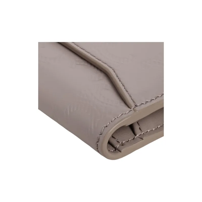 CELINE Triomphe Calfskin Card Holder Men's Smoke Gray-4